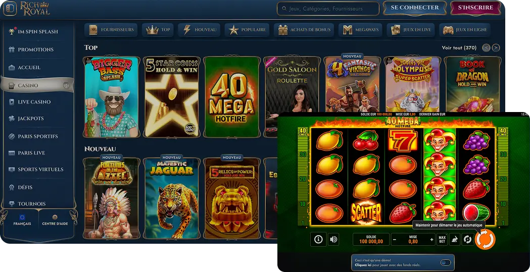 Rich Royal jeux